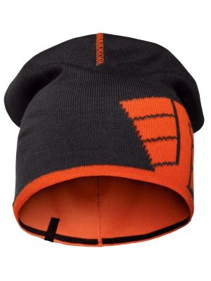 Snickers 9015 Reversible Beanie - Navy/High Vis Orange