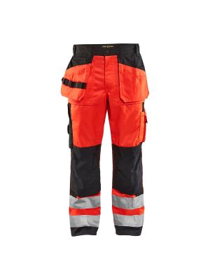 High Vis Trousers 1533 High Vis Rood/Zwart - Blåkläder