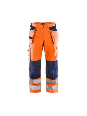 Ventilated High Vis Trousers 1565 High Vis Oranje/Marine - Blåkläder Ventilated High Vis Trousers 1565 High Vis Oranje/Marine - Blåkläder