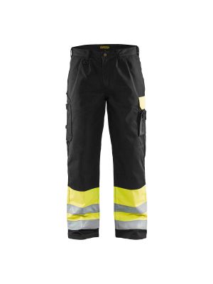 High Vis Trousers 1584 High Vis Geel/Zwart - Blåkläder