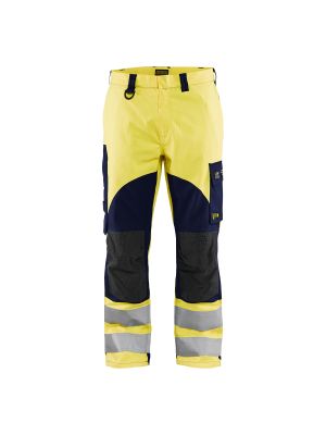 Multinorm Trouser Inherent 1588 High Vis Geel/Marineblauw - Blåkläder