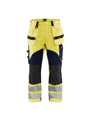 Multinorm Trouser Inherent 1589 High Vis Geel/Marineblauw - Blåkläder