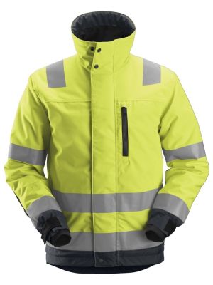 Snickers 1130 AllroundWork, High-Vis 37.5® Isolerend Jacket, Class 3 - High Vis Yellow/Steel Grey Snickers 1130 AllroundWork, High-Vis 37.5® Isolerend Jacket, Class 3 - High Vis Yellow/Steel Grey