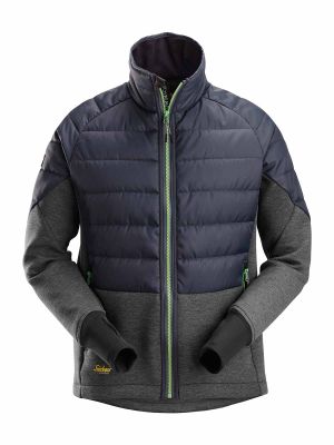 1902 Work Jacket Hybrid Stretch Flexiwork Gray 5898 Snickers 71workx front