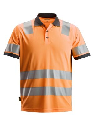 Snickers 2730 AllroundWork, High-Vis Polo Shirt, Class 2 - High Vis Orange