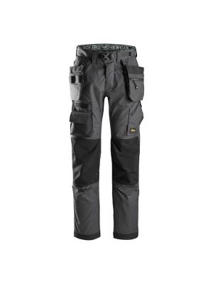 Snickers 6923 FlexiWork, Floorlayer Trousers+ with Holster Pockets - Steel Grey Snickers 6923 FlexiWork, Floorlayer Trousers+ with Holster Pockets - Steel Grey