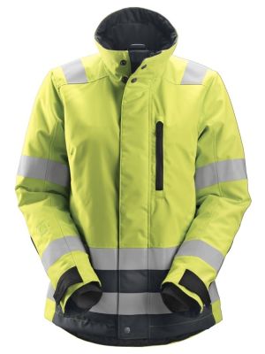 Snickers 1137 AllroundWork, Women's High-Vis 37.5® Insulating Jacket, Class 2/3 - High Vis Yellow