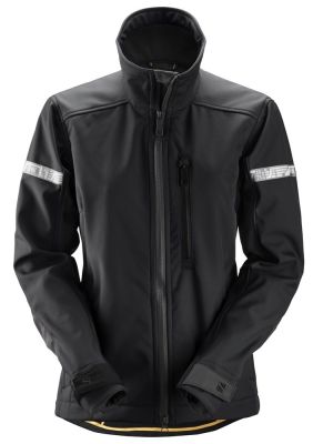 Snickers 1207 AllroundWork, Women's Softshell Jacket - Black