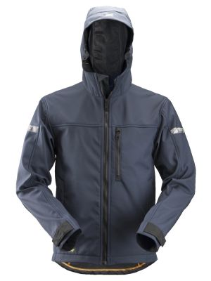 Snickers 1229 AllroundWork, Softshell Jacket Hood - Navy