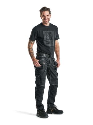 Blåkläder 1990-1141 Work Trousers Denim Stretch - Black