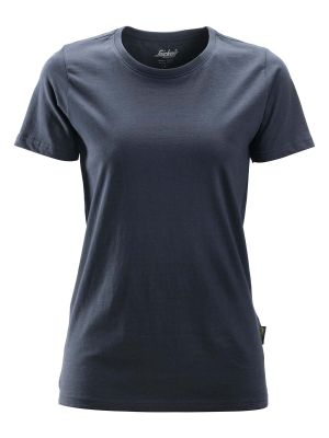 2516 Women's Work T-shirt Snickers Navy 9500 71workx front