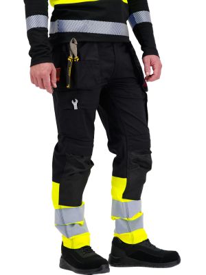 Herock Saxo Work Trouser High Vis 2-way Stretch