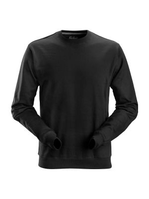2810 Work sweater black 0400 Snickers 71workx front 2810 Work sweater black 0400 Snickers 71workx front