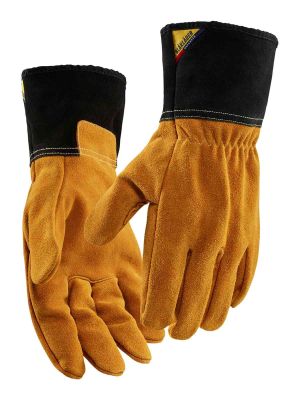 2840-1461 Heat Protection Gloves - 7598 Brown/Dark Grey - Blåkläder - front 2840-1461 Heat Protection Gloves - 7598 Brown/Dark Grey - Blåkläder - front