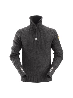 Snickers 2905 ½-Zip Wool Sweater - Antracite Melange