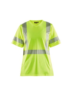 Ladies High Vis T-shirt 3336 High Vis Geel - Blåkläder Ladies High Vis T-shirt 3336 High Vis Geel - Blåkläder