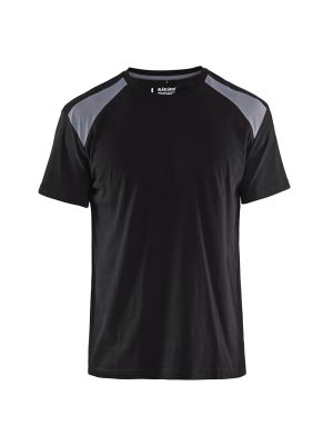 Blåkläder 3379-1042 T-Shirt Bi-Colour - Black/Grey Blåkläder 3379-1042 T-Shirt Bi-Colour - Black/Grey