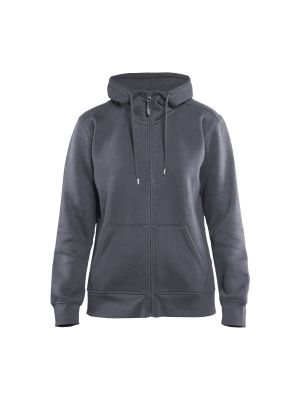 Ladies Hoodie With Full Zipper 3395 Grijs - Blåkläder