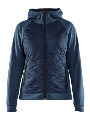 3464-2533 Women's Work Vest Hybrid Blåkläder Numb Blue Dark Navy 8286 71workx Front 3464-2533 Women's Work Vest Hybrid Blåkläder Numb Blue Dark Navy 8286 71workx Front