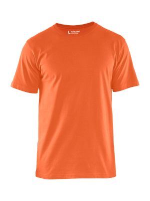 Blåkläder Work T-Shirt 352510425400 Orange 71workx front
