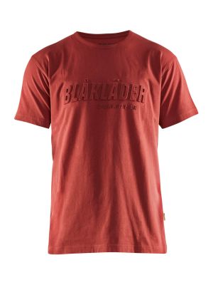 3531-1042 Work T-Shirt 3D 5909 Burned Red Blåkläder 71Workx Front