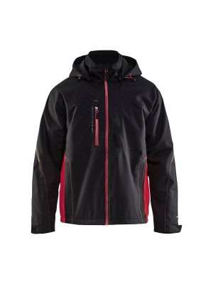 Shell Jacket 4790 Zwart/Rood - Blåkläder Shell Jacket 4790 Zwart/Rood - Blåkläder