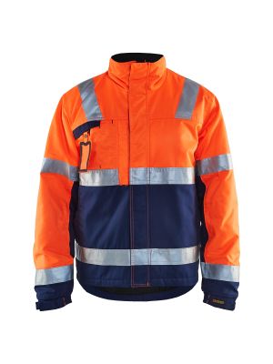 Winter Jacket 4862 High Vis Oranje/Marineblauw - Blåkläder