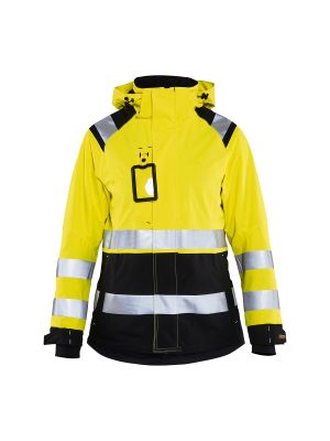 Ladies High Vis Shell Jacket 4904 High Vis Geel/Zwart - Blåkläder