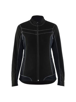 Ladies Micro Fleece Jacket 4924 Zwart - Blåkläder