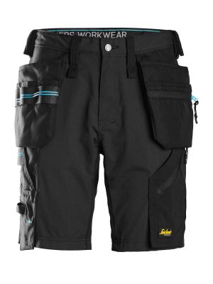 6108 Work Shorts Holster Pockets Stretch LiteWork 37.5 Snickers 71workx Black 0404 front 6108 Work Shorts Holster Pockets Stretch LiteWork 37.5 Snickers 71workx Black 0404 front