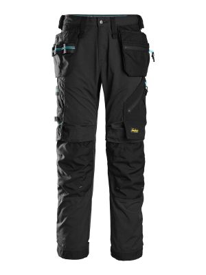 6210 Work Trouser Holster Pockets Stretch Litework Black 0404 Snickers 71workx front 6210 Work Trouser Holster Pockets Stretch Litework Black 0404 Snickers 71workx front