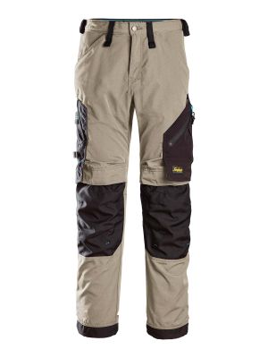 6310 Work Trouser Stretch Lightweight LiteWork 37.5 Snickers 71workx Khaki 2004 front