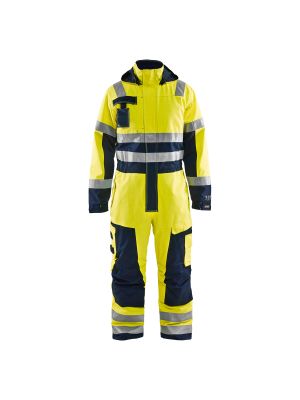 Multinorm Winter Overall 6368 High Vis Geel/Marineblauw - Blåkläder