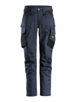 6703 Women's Work Trouser Stretch AllroundWork - Snickers Navy 9504 71workx front
