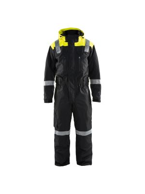 Winter Coverall 6787 Zwart/High Vis Geel - Blåkläder