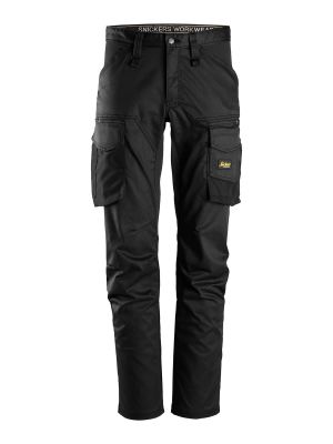6803 Work Trouser Stretch AllroundWork - Snickers Black/Black 0404 71Workx Front 6803 Work Trouser Stretch AllroundWork - Snickers Black/Black 0404 71Workx Front