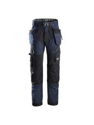 Snickers 6902 FlexiWork, Work Trousers+ with Holster Pockets - Navy