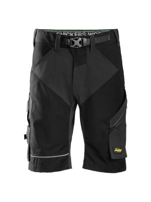 Snickers 6914 FlexiWork, Work Shorts+ - Black