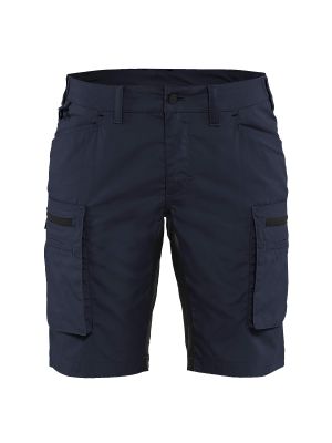 Ladies Service Shorts With Stretch 7149 Marineblauw/Zwart - Blåkläder