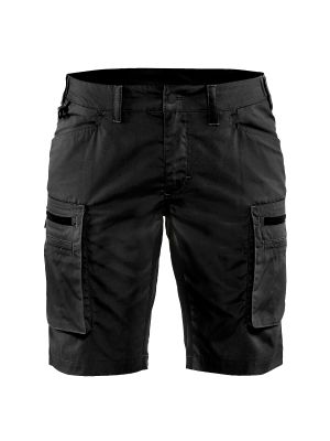 Ladies Service Shorts With Stretch 7149 Zwart - Blåkläder