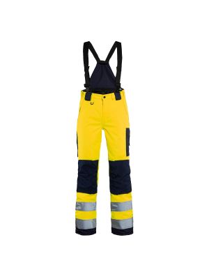 Ladies High Vis Trouser 7885 High Vis Geel/Marineblauw  - Blåkläder