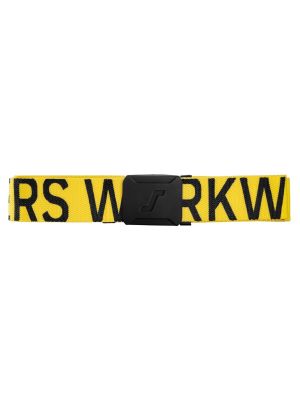 Snickers 9004 Logo Belt - Yellow/Black