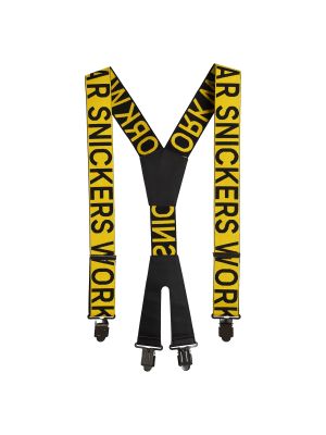 Snickers 9064 Logo Braces - Yellow/Black