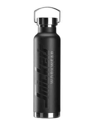 9901 Water Bottle Stainless Steel Black 0400 Snickers 71workx front 9901 Water Bottle Stainless Steel Black 0400 Snickers 71workx front