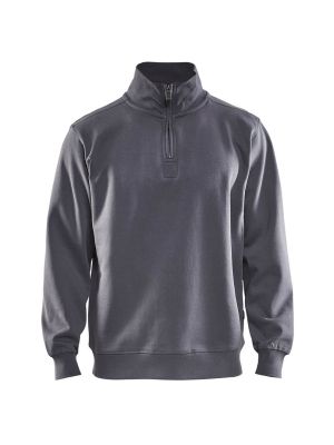 Blåkläder Work Sweater 3365 Grey 9400 71workx Front Blåkläder Work Sweater 3365 Grey 9400 71workx Front