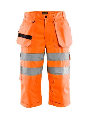 Blåkläder 1539 High Vis Pirate Work Trouser Holster Pockets 153918115300 Orange 71workx Front