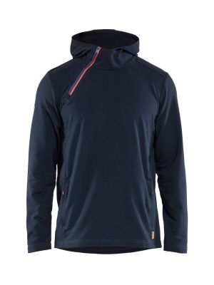 Blåkläder 3594 Work Hoodie Slanted Zip Moisture-Wicking 8600 Dark Navy 71workx Front