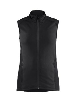 Blåkläder 4746 Bodywarmer Striker Fleece Women Black 71workx Front