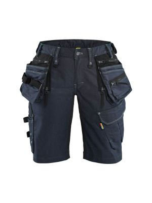 Blåkläder Work Shorts Denim Stretch X1900 Women 799211418999 Navy Blue Black 71workx front Blåkläder Work Shorts Denim Stretch X1900 Women 799211418999 Navy Blue Black 71workx front