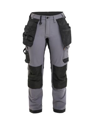 Blåkläder Work Trouser 4-Way Stretch Women 712116459699 Grey 71workx front